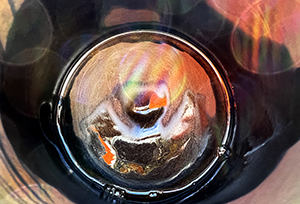 Image of the digital photo of Black Hole with Bubbles by Jennifer Duke Anstey